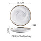 Gold Marble Tableware Set
