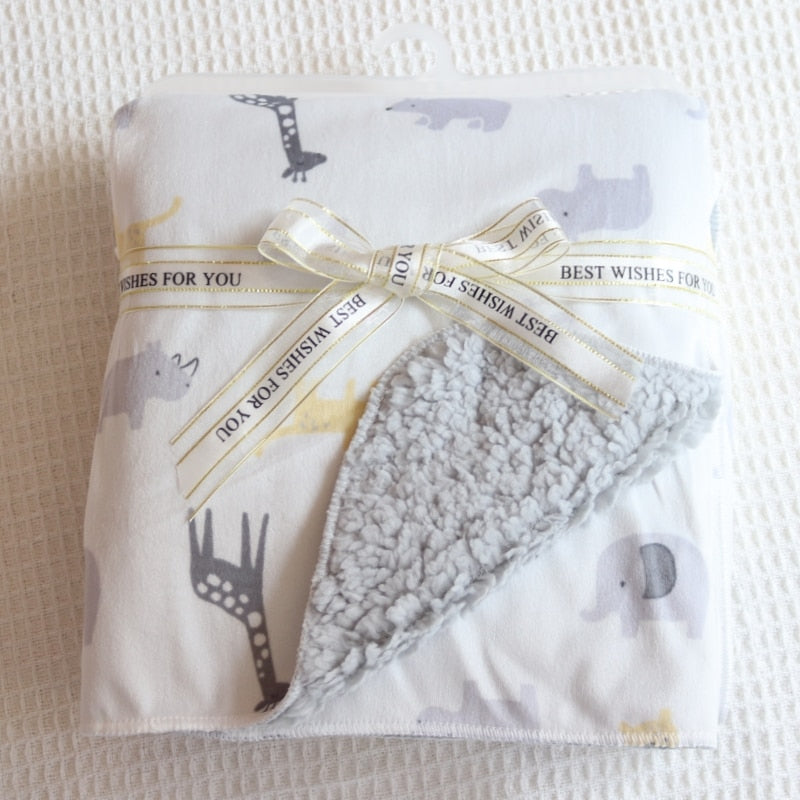 Thick Fleece Baby Blankets