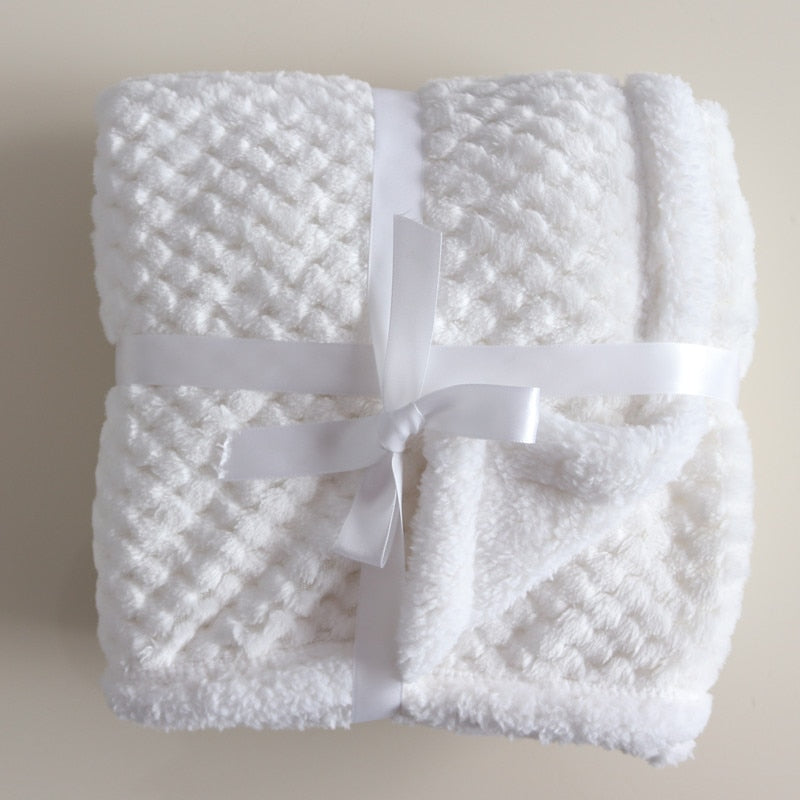 Thick Fleece Baby Blankets