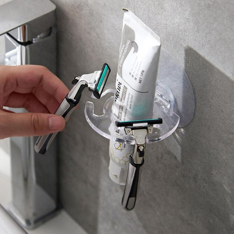 Toothbrush and Toothpaste Holder