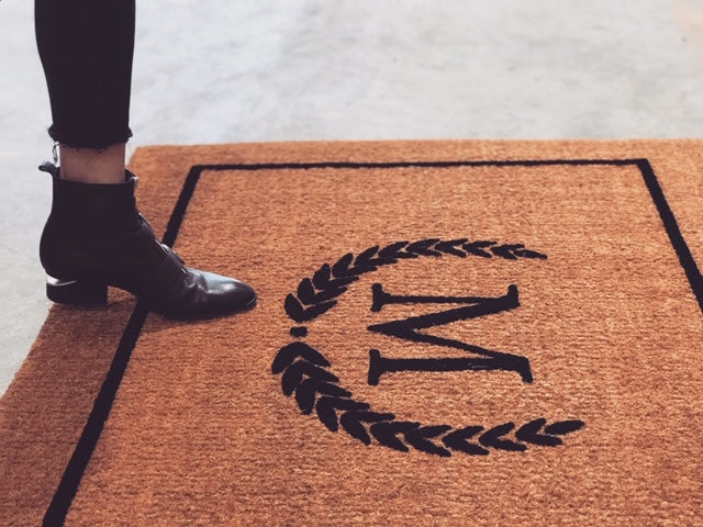 Custom Initial Doormat