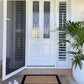 Classic Black Border Doormat