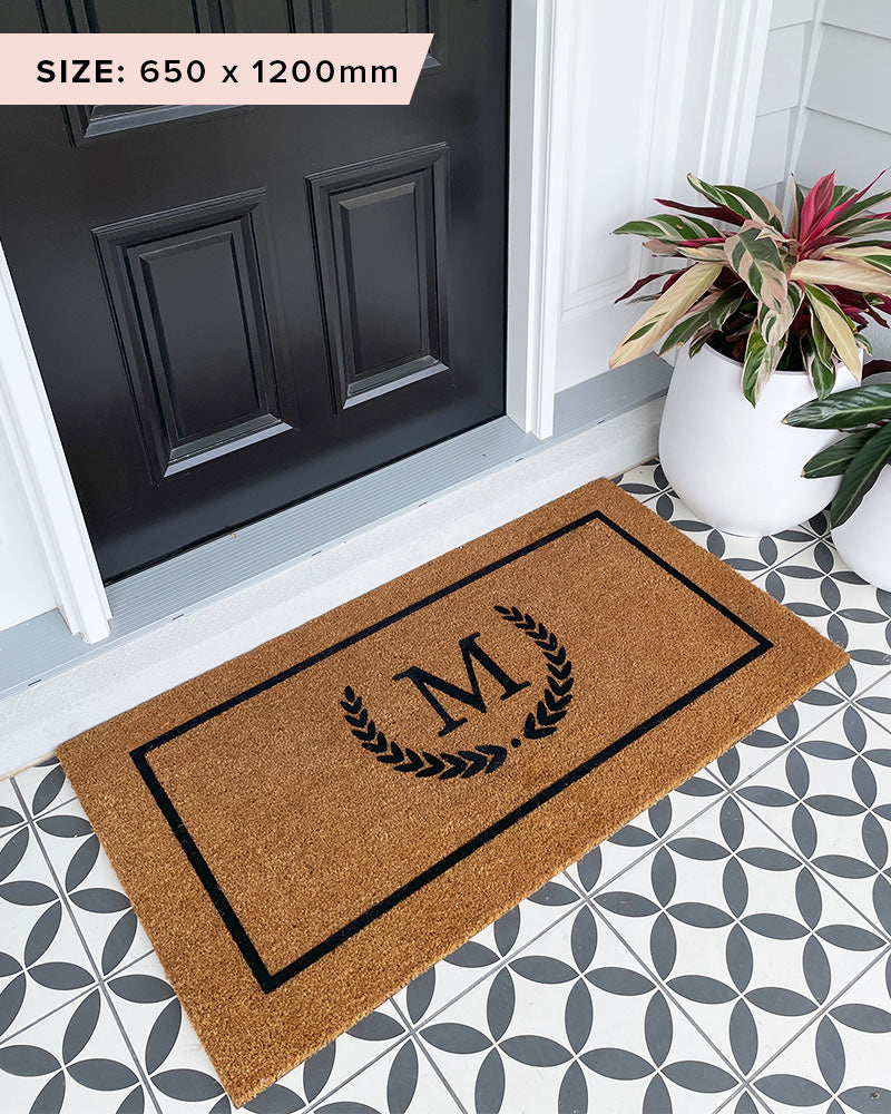 Custom Initial Doormat