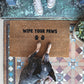 Wipe Your Paws Doormat Embossed