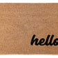 Hello Doormat Embossed