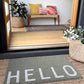 Hello Doormat - Eucalyptus