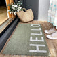 Hello Doormat - Eucalyptus