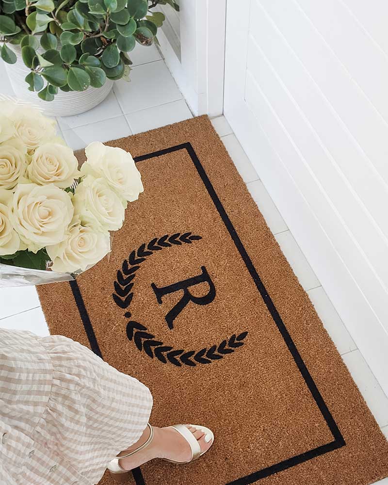 Custom Initial Doormat