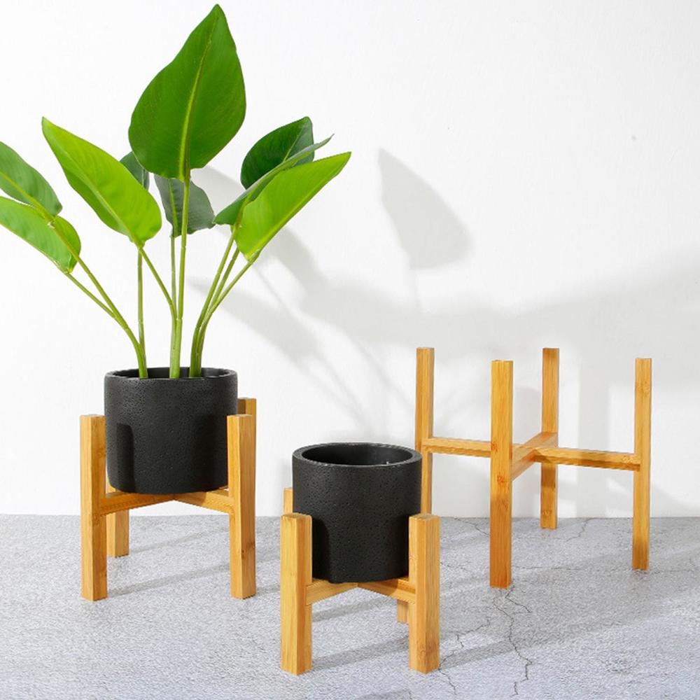 Wooden Pot Plant Holder
