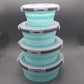 Collapsible Silicone Storage Containers