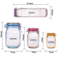 Mason Jar Zipper Bags