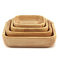 Wooden Square Bowls