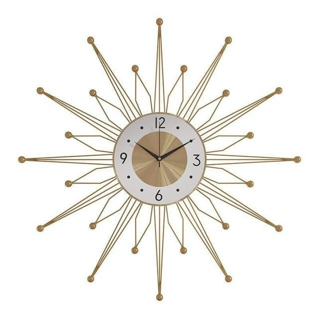 Golden Crown Wall Clock