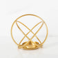 Golden Geometric Candle Holders