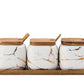 Marble Ceramic Seasoning Jars
