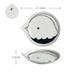 Japanese Tear Drop Plates