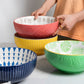 Ceramic Embossed Serving Dish