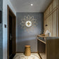 Iron Flower Wall Clock