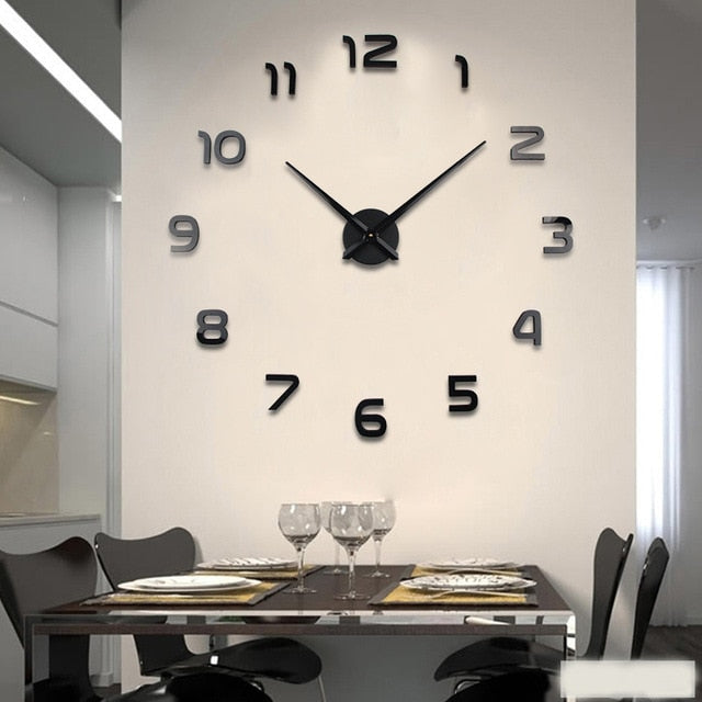 DIY Mirror Wall Clock