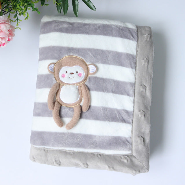 Thick Striped Blankets