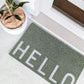 Hello Doormat - Eucalyptus